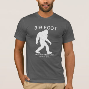 Custom Sasquatch Humour & Laughs, Funny Bigfoot T-Shirt