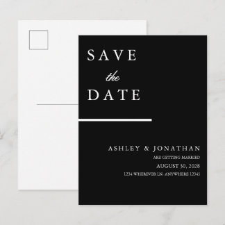 Custom Save the Date Announcement Postcard