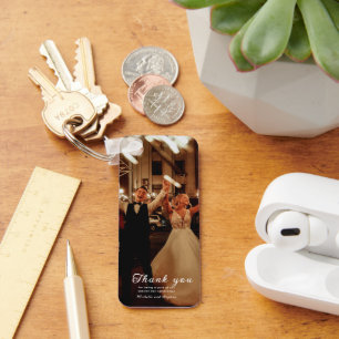 Custom Save The Date   Personalized Photo Keychain