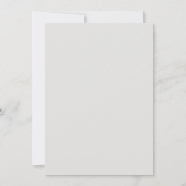 Custom Save the Date – Platinum White (Front)