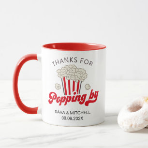 Custom Save the Date Popcorn Mug