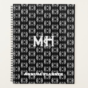 Custom Scandinavian Black and White Modern Design Planner