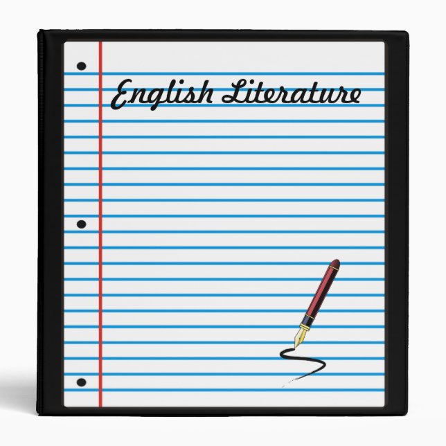 Custom School Binder (Front)