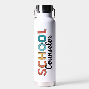 Custom School Counselor Appreciation Gifts Water Bottle