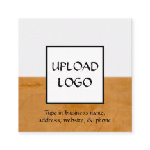 Custom School Logo QR Code Contact Card