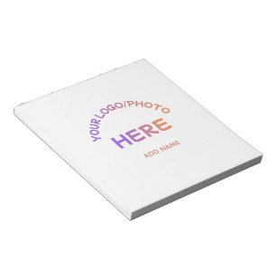 Custom School Logo Text Tear Away Notepad