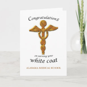 Custom School Name White Coat Ceremony Medical Card