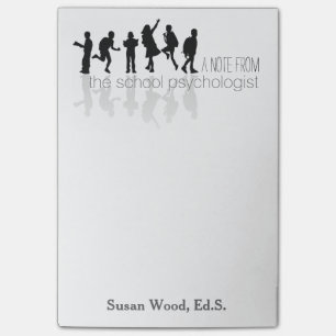 Custom School Psychologist Big Post-it® Note