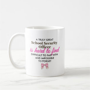 Custom School Security Officer Appreciation gift Coffee Mug
