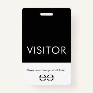 Custom School Visitor Badge with Logo
