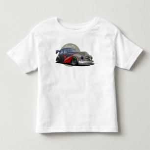 Custom sci-fi retro race car toddler t-shirt
