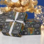 Custom Scooby-Doo Ruh Roh Christmas Snowflake  Wrapping Paper<br><div class="desc">Check out this festive Scooby-Doo Christmas wrapping paper! Personalize it by adding a custom greeting and your name!</div>