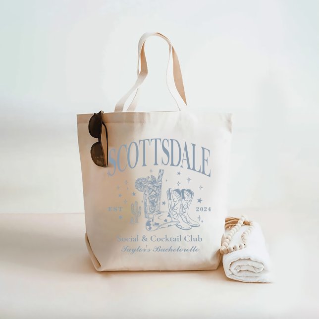 Custom Scottsdale Bachelorette Party Bridesmaid Tote Bag (Creator Uploaded)