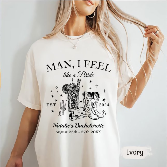 Custom Scottsdale Bachelorette Party Men I Feel T-Shirt (Creator Uploaded)