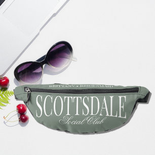 Custom Scottsdale Bachelorette Party Personalized Fanny Pack