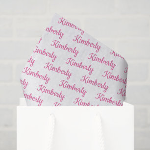 Custom Script Name Personalized Tissue Paper