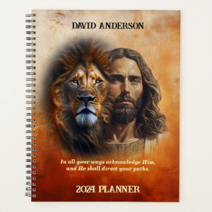 Custom Scripture Faith Planner Jesus Lion Of Judah