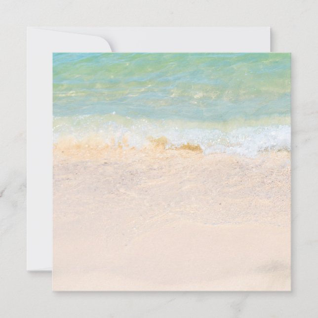 Custom Sea Waves Seaside Beach Sand Blank Modèle (Devant)