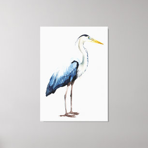 Custom Seabird Heron II Canvas Print