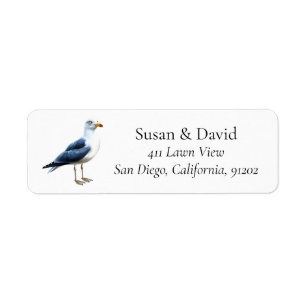 Custom Seagull Nautical Bird-Themed