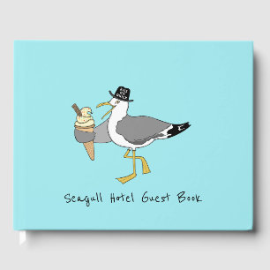 Custom Seagull Theme Hotel, B & B, Guesthouse Guest Book