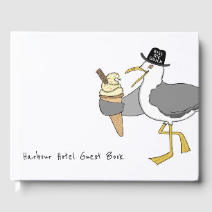 Custom Seagull Theme Hotel, B & B, Guesthouse Guest Book