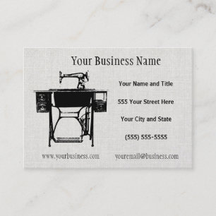 Custom Seamstress Tailor or Vintage Business Cards
