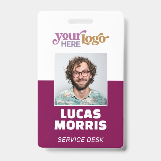 Custom Security Badge Employee/Event ID with Photo (Avant)