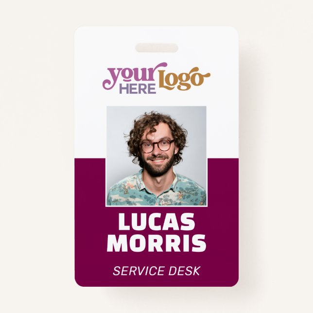 Custom Security Badge Employee/Event ID with Photo (Devant)