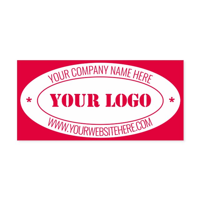 Custom Self-inking Stamp Business Logo Name Colour (Design)