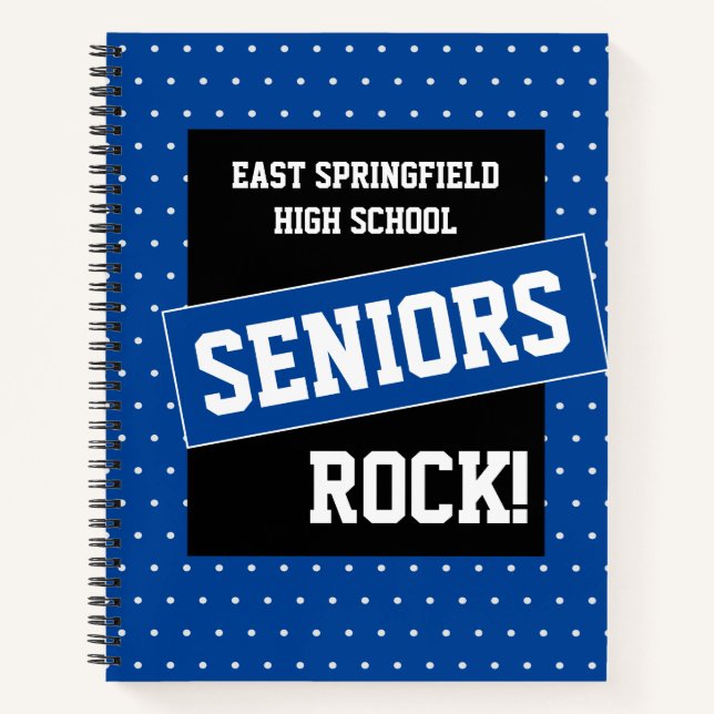 Custom Senior High School Notebook (Front)