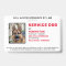 Custom Service Dog Photo ID Badge