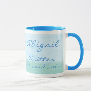 Custom Sheep Mug for the Knitter Extraordinaire
