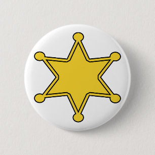 Custom Sheriff Badge - Design Your Own 2 Inch Round Button