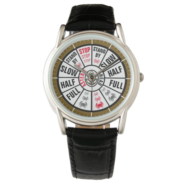 Custom Ship's Telegraph Watch (Front)