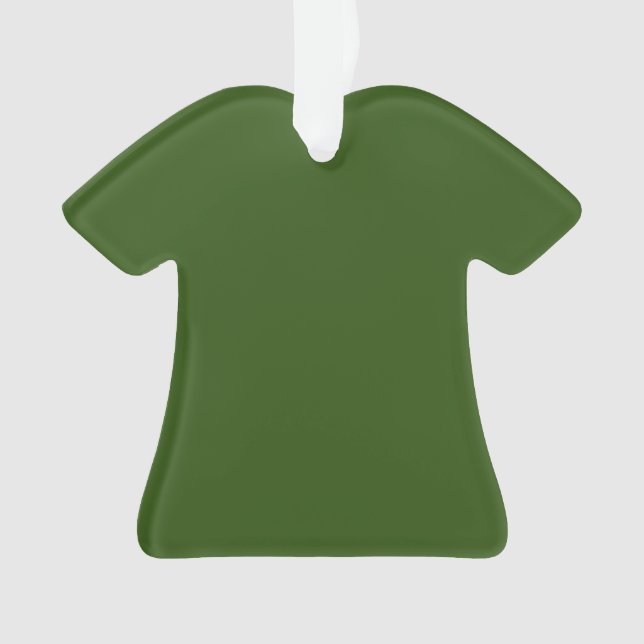Custom Shirt Ornament | Cute Holiday Keepsake (Front)