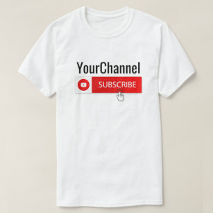 Custom Shirt With Your Channel Name Youtuber