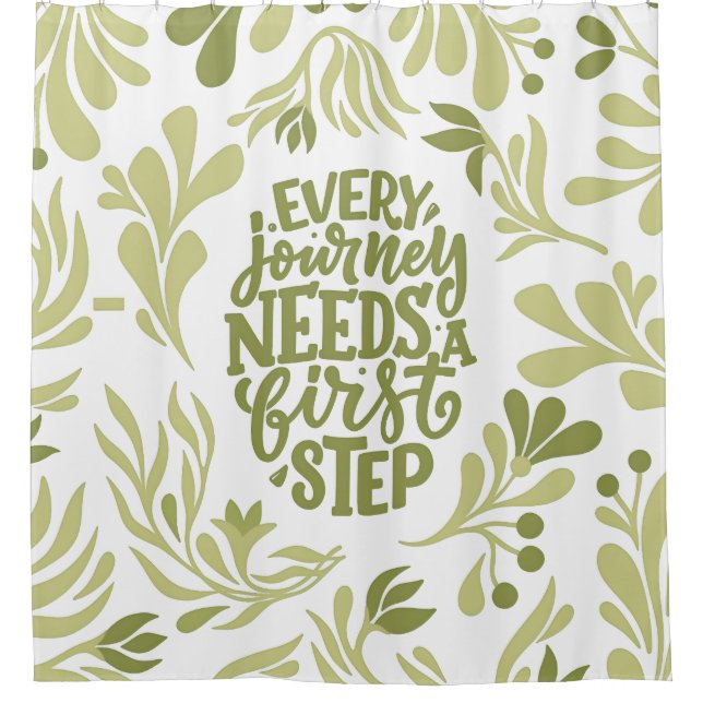 Custom Shower Curtain (Front)