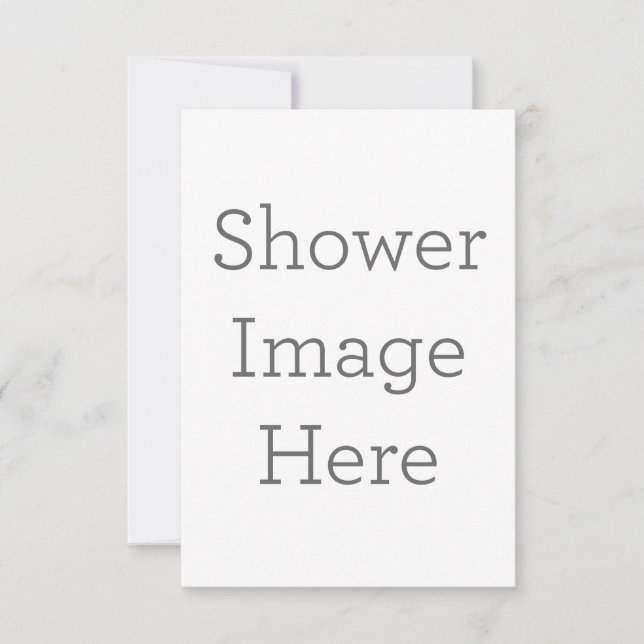 8.9 cm x 12.7 cm Flat Thank You Card (Front)