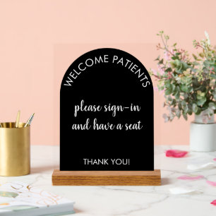 Custom Signage for Business Clinic Office Retail Acrylic Sign