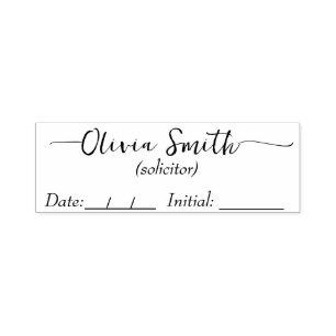 Custom Signature Business Stamp