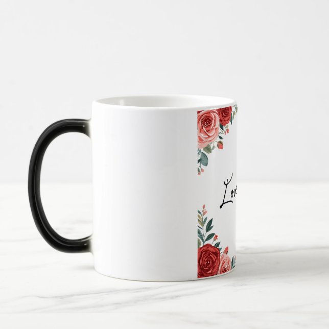 Custom Signature Handwriting Art Personalized Reci Magic Mug (Left)