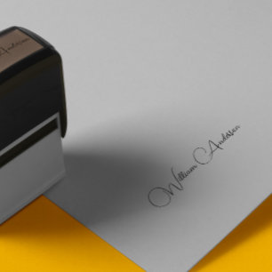 Custom Signature Personalized Self-inking Stamp