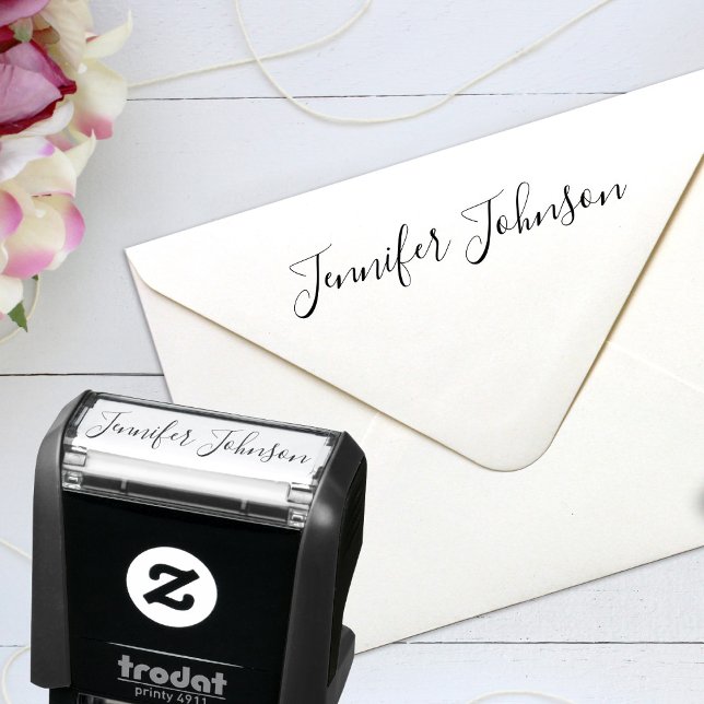 Custom Signature Personalized Self Inking Stamp (Creator Uploaded)