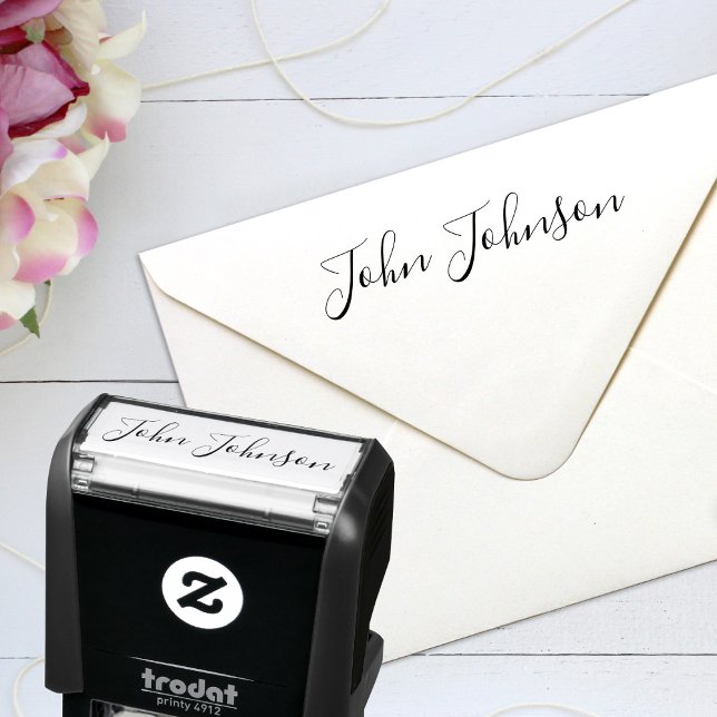 Custom Signature Personalized Self Inking Stamp (Creator Uploaded)