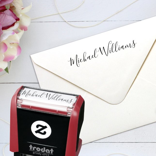 Custom Signature Personalized Self-inking Stamp (Creator Uploaded)