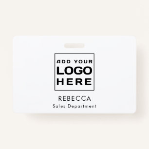 Custom Simple Business Logo Employees Badge