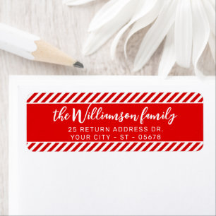 Custom Simple Chic White Stripes Pattern On Red