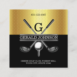 Custom Simple Elegant Gold Gradient Business Card