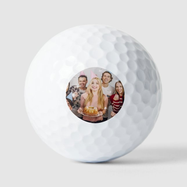 Custom Simple Photo Golf Balls (Front)
